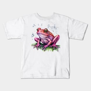 Pink Frog Kids T-Shirt